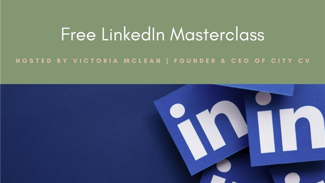 City CV LinkedIn webinar